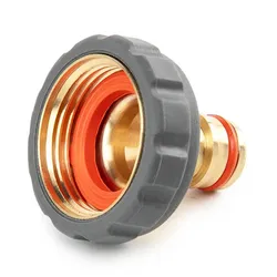 Wasserhahnanschluss IG 1" aus Messing Messinganschluss für Schlauch und Bewässerungssystem Innengewinde BRASS SOFT BR-S2197