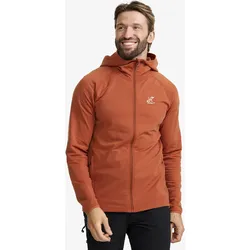 Evolution Light Stretch Fleece Hoodie Herren Rusty Orange, Größe:S - Herren > Oberteile > Fleece & Midlayers - Orange