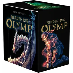 Helden des Olymps: Taschenbuchschuber Bände 1-5, Jugendbücher von Rick Riordan