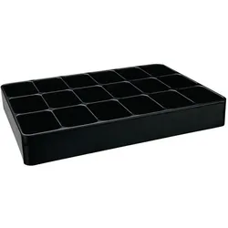 HP Autozubehör, Zubehör Lagereinrichtung, Einsatz LOGS 136 H48xB338xT238mm Kunststoff schwarz 18-fach