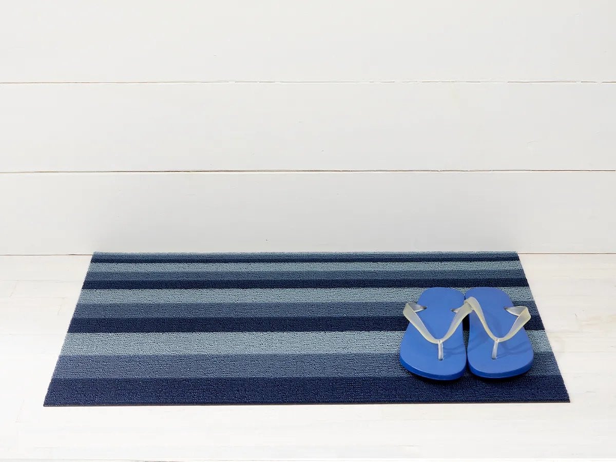 Chilewich Deurmat Bounce Stripe Storm 46 x 71 cm