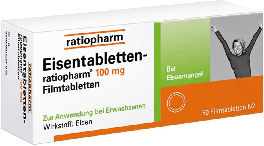 Eisentabletten-ratiopharm Eisentabletten ratiopharm 100mg
