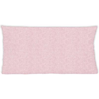 Kissenbezug BIBERNA "0840500 HERMAL Premium Biber Melange-Flanell 100% Baumwolle", rosa (rose), B:40cm L:80cm, Flanell, Obermaterial: 100% Baumwolle, Kissenbezüge, Kissenbezug, Kissenhülle, wärmend & weich, Reißverschluss, Satinpaspel