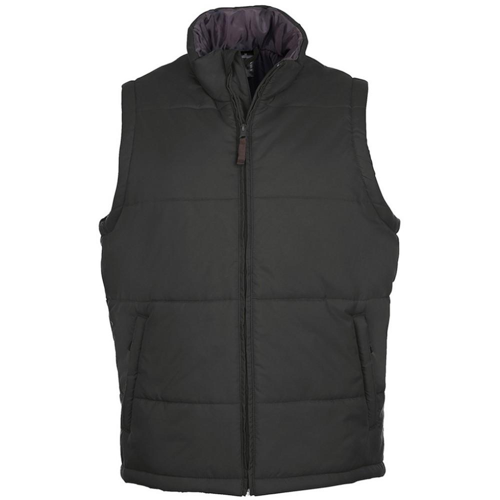 SOLS Warm Unisex wattierte Bodywarmer Jacke (Holzkohle)