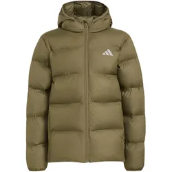 adidas Kapuzenjacke Kinder | Gr. 128 | oliv - oliv
