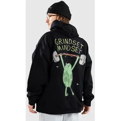 A.LAB Grindset Mindset Hoodie black Gr. XL