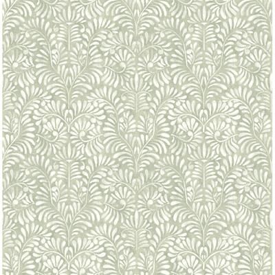 A-Street Prints Elma Sage Fiddlehead Wallpaper