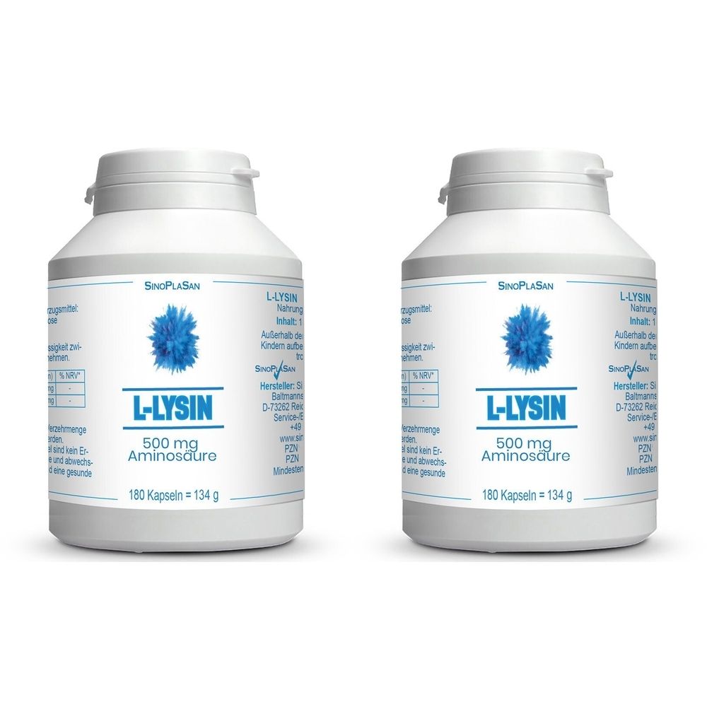 L Lysin 500 MG Mono x2 2x180 St Kapseln