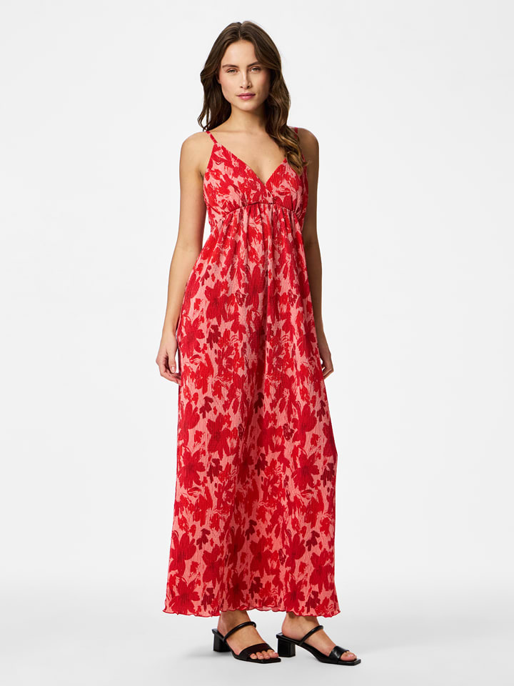 Pieces Kleid in Rot/ Rosa - M