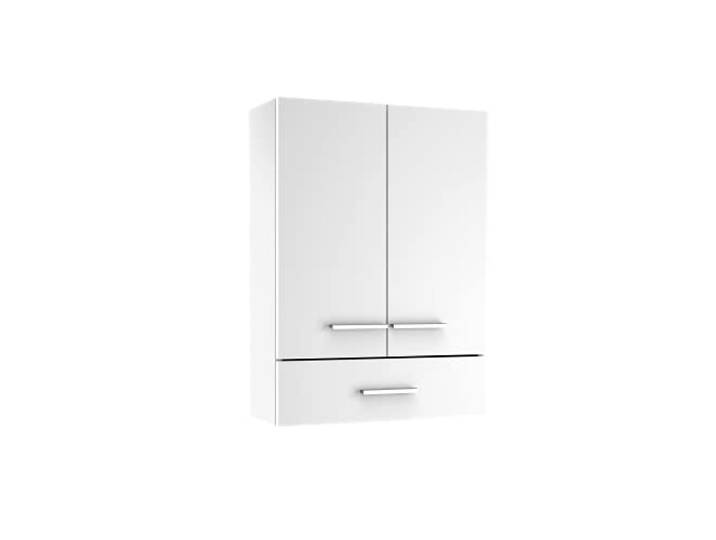 Baikal Badezimmerschrank, hängend, multifunktional, für eine Tür und Zwei Einlegeböden, ideal für Toiletten oder kleine Bäder