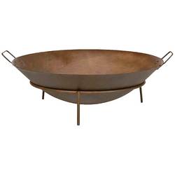 Siena Garden 5001K70A Holzkohle Feuerschale Grill-Fläche (Durchmesser)=700 mm Rost-Braun