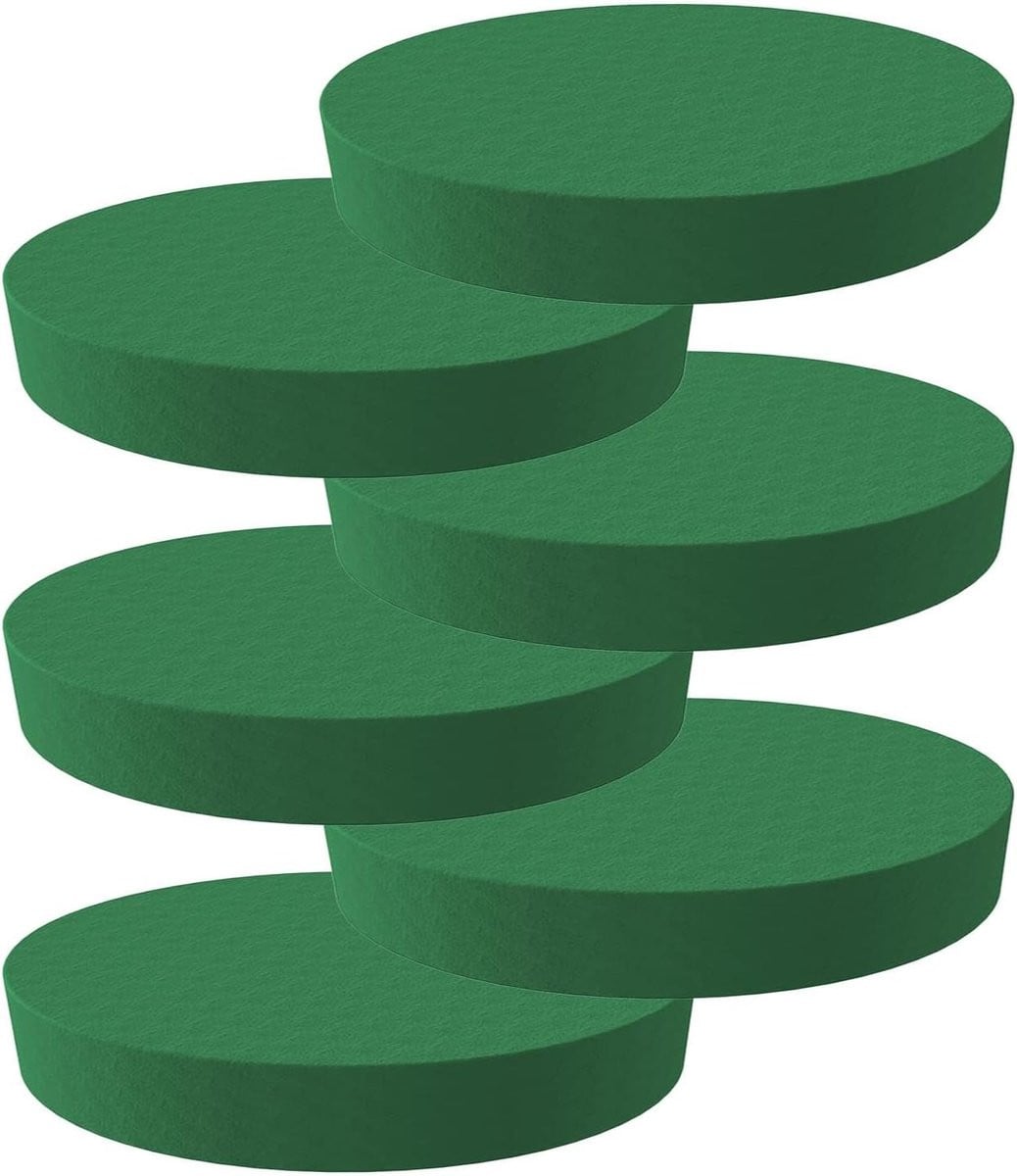 6 stuks Bloemschikschuim Blokken Groen - Waterabsorberend Bloemensteun Schuim - 20 cm