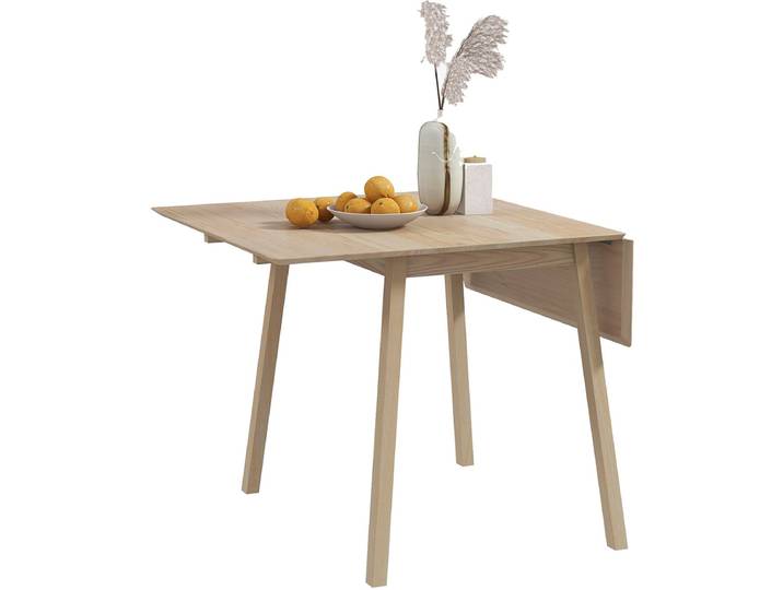 HOMCOM - eettafel - opklapbaar - dennenhout - bruin