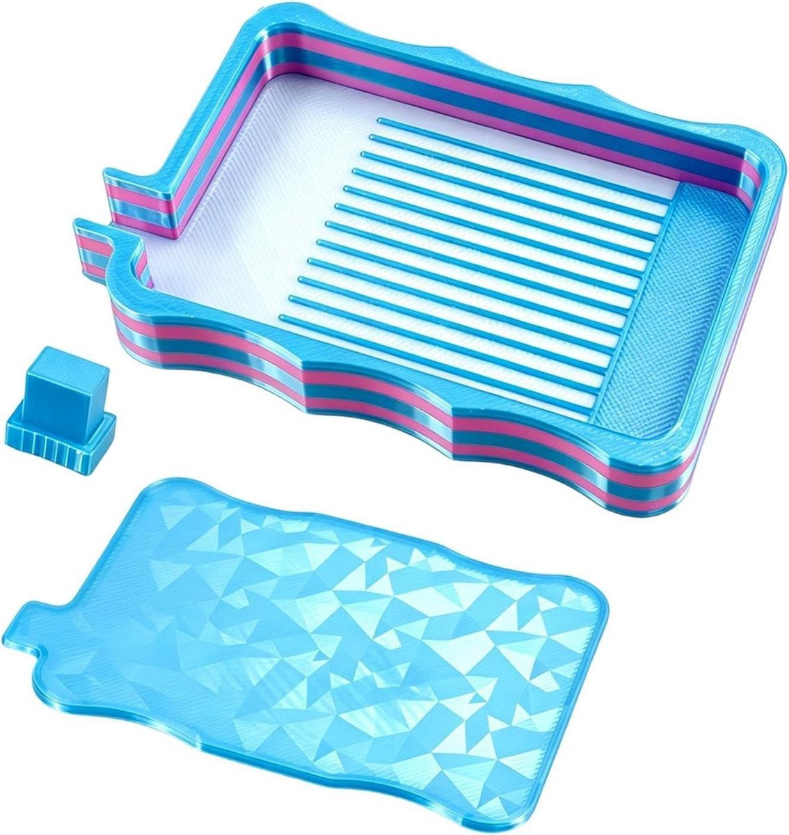 Strass Dienblad Kralen Organizer voor Ambachten in Gradiënt - Breedte: 10,2 cm