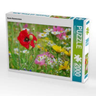 CALVENDO Puzzle Bunte Blumenwiese | 2000 Teile Lege-Größe 90 × 67 cm Foto-Puzzle für glückliche Stunden