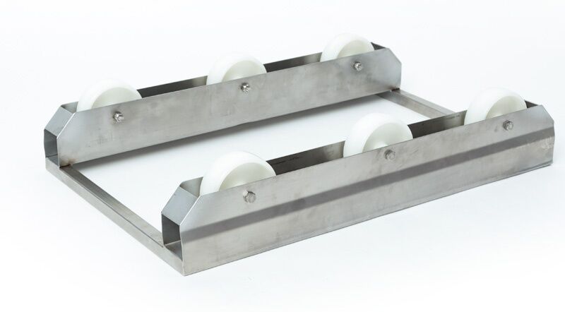 B2B Partner Fahrgestell für Transportkisten 600x400 mm, 6 Rollen