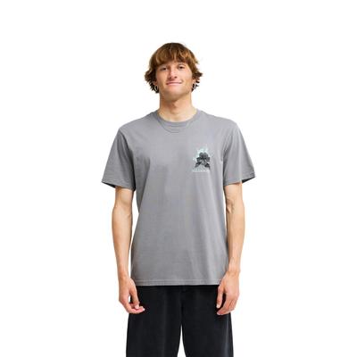 T-Shirt BILLABONG "Retro Poster", Herren, Gr. M, grau (pewter), Obermaterial: 70% Baumwolle, 30% Baumwolle., Shirts T-Shirt