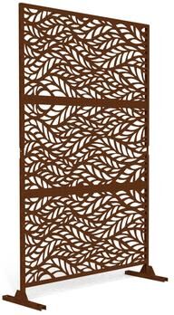Uixe Free Standing Decorative Outdoor Privacy Screen