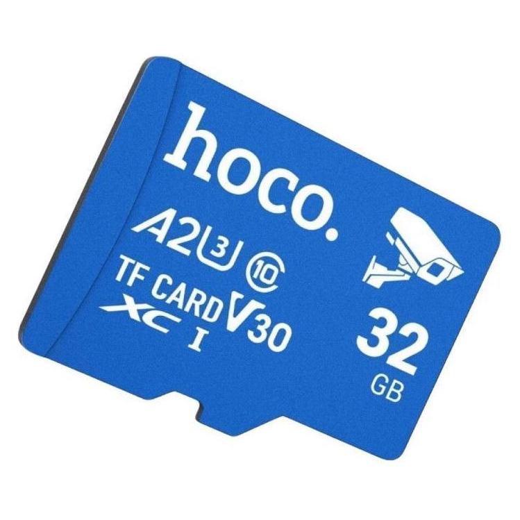 Hoco Speicherkarten Speicherkarte microSD 16 GB Klasse 10 UH-1 U3 V30 A2 blau (16 GB, microSD, U3, UHS-I) (6942007612227)