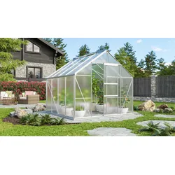 Vitavia Gewächshaus "Merkur 6700",aluminium eloxiert,6,7 m2