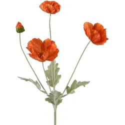 Kunstblume POPPY (LBH 14x7x63 cm) - LBH 14x7x63 cm