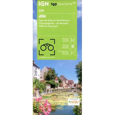 39 Jura Pays de Dole, Karte von Collectif Ign, IGN Frankreich, 978-2-7585-5317-5