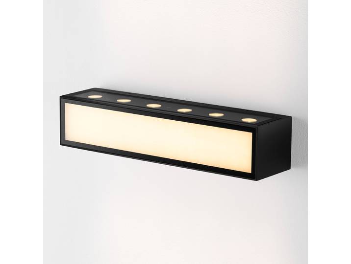 Applique LED 30cm Noir/Noir