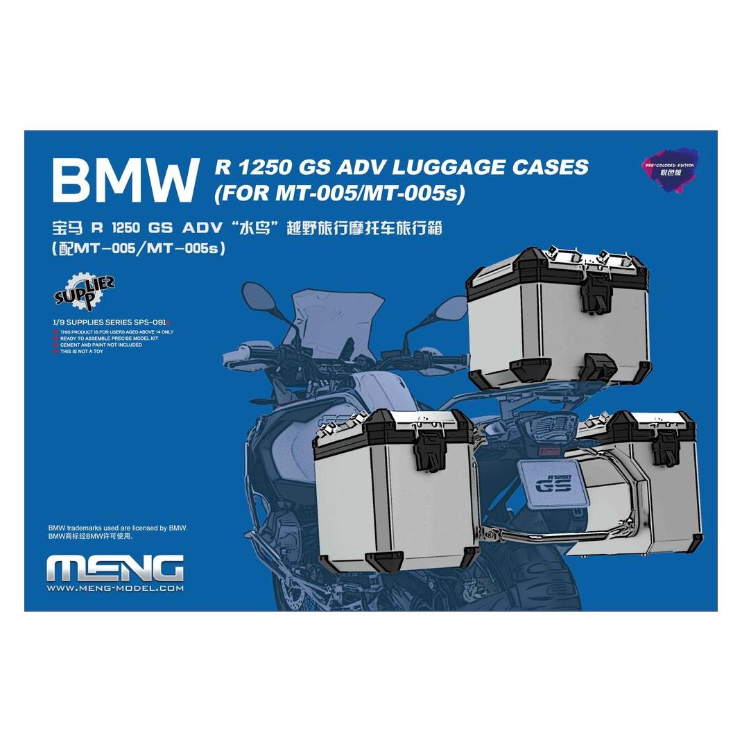 Meng-Model BMW R 1250 GS ADV Luggage Cases (FOR MT-005/MT-005s) (Pre-colored Edition) (SPS-091s)