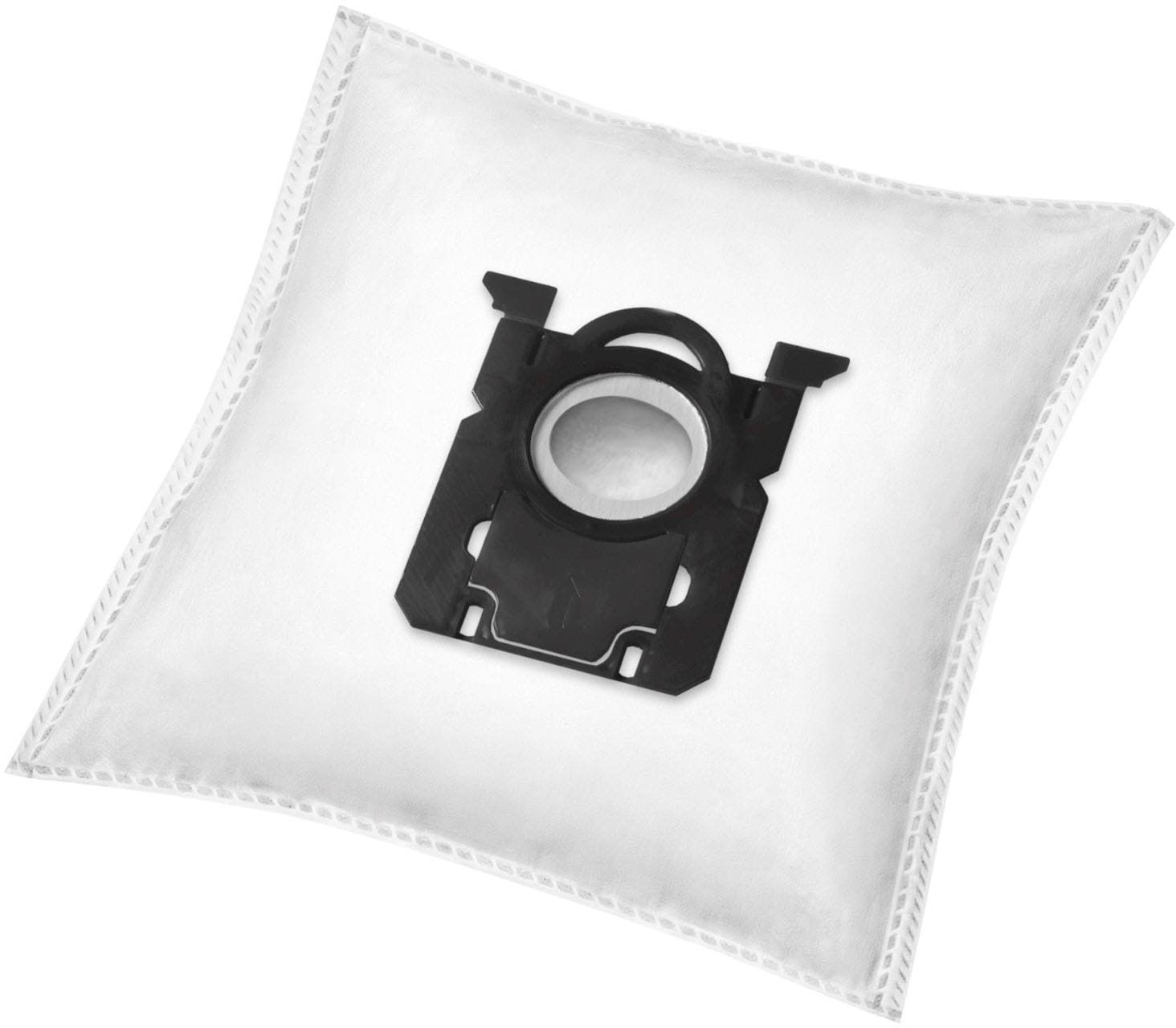 HANSEATIC Staubsaugerbeutel "10er- Pack", weiss (weiß), Staubbeutel, mit MicrofiltPlus-Beuteln, mit robustem Kunststoffflansch, Staubsaugerbeutel weiß Einheitsgröße