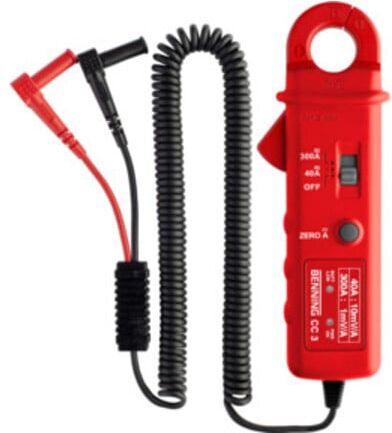 BENNING AC/DC-Stromzangenadapter CC 3 0,2-300 A AC/DC Zangenöffnung max.25mm (044038)
