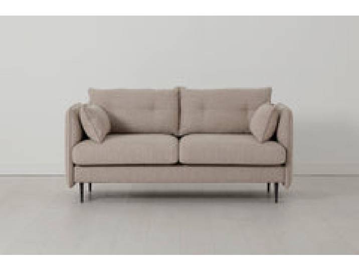 Model 19 Zweisitzer-Sofa, Steingrau