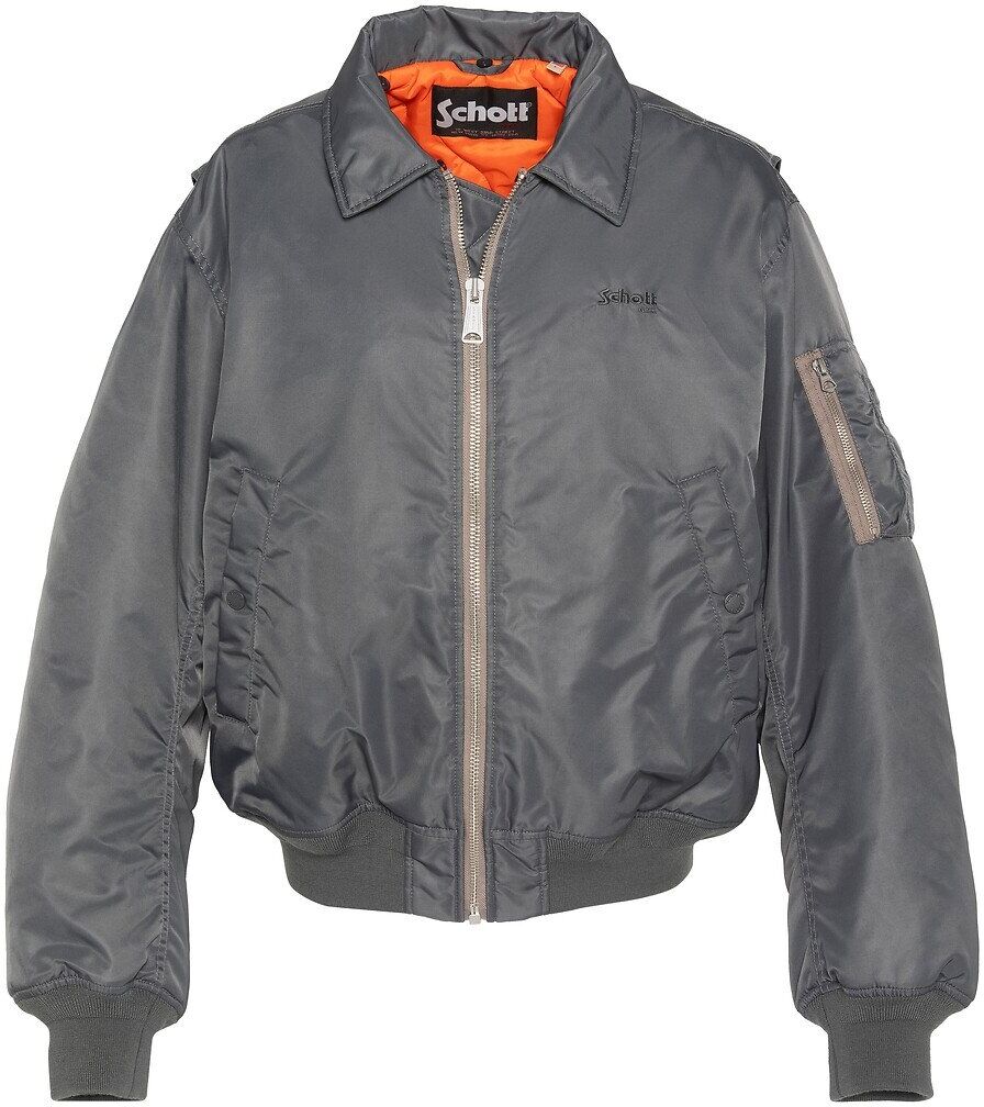 SCHOTT Bomber unisexe, oversize avec col amovible MA-PILOT