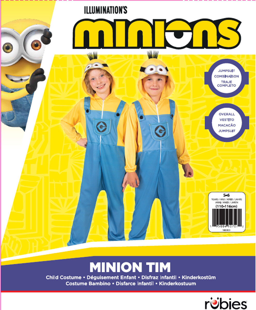 Déguisement 7-8 ans Minions classique - Rubies