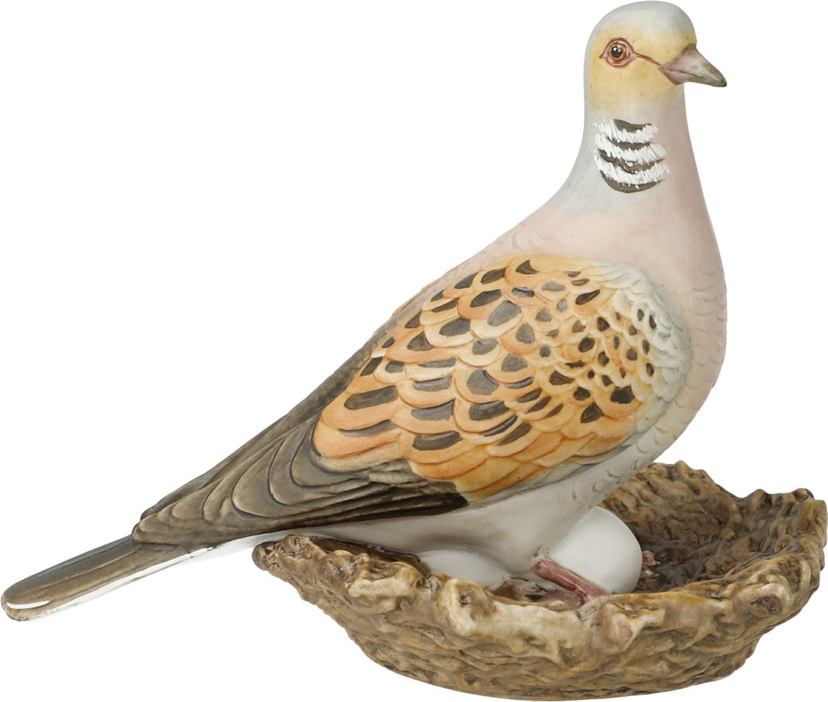 Goebel Decoratief porseleinen beeld Vogel van het jaar 2020 Tortelduif Hoogte: 12 cm