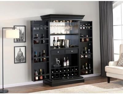 HB Home The Ashton Home Bar and Wine Cabinet