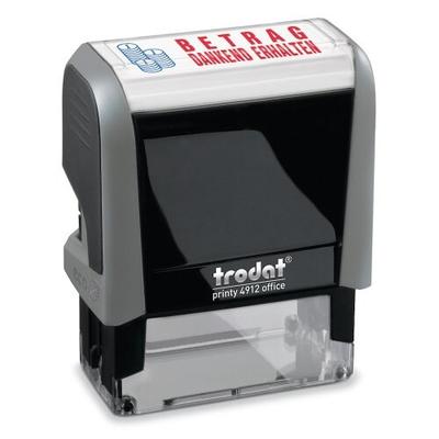 Trodat Office Printy Textstempel "Betrag dankend erhalten" 4912 (47x18 mm)