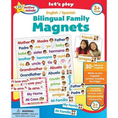 Active Minds English/Spanish Bilingual Family Magnets