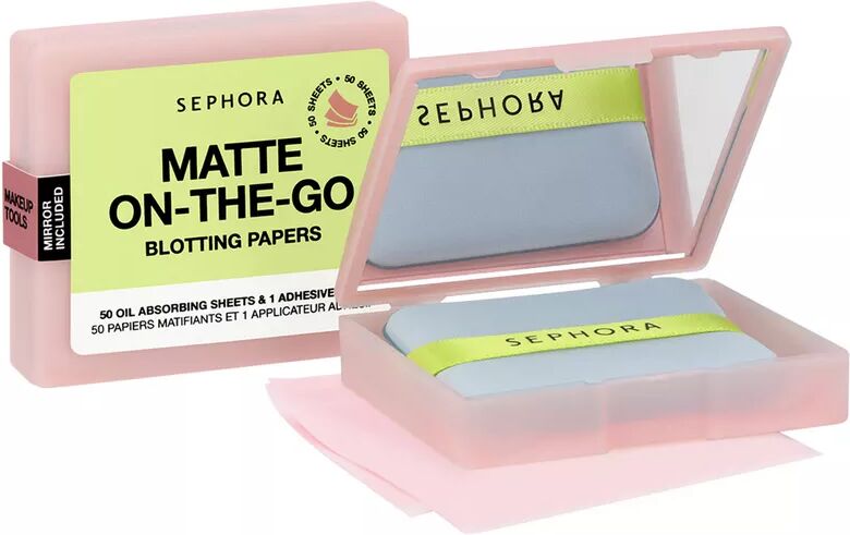 SEPHORA - Matte On-The-Go Recharge - Nachfüllpackung mattierende Papiere, 50 Stück, Fantasie