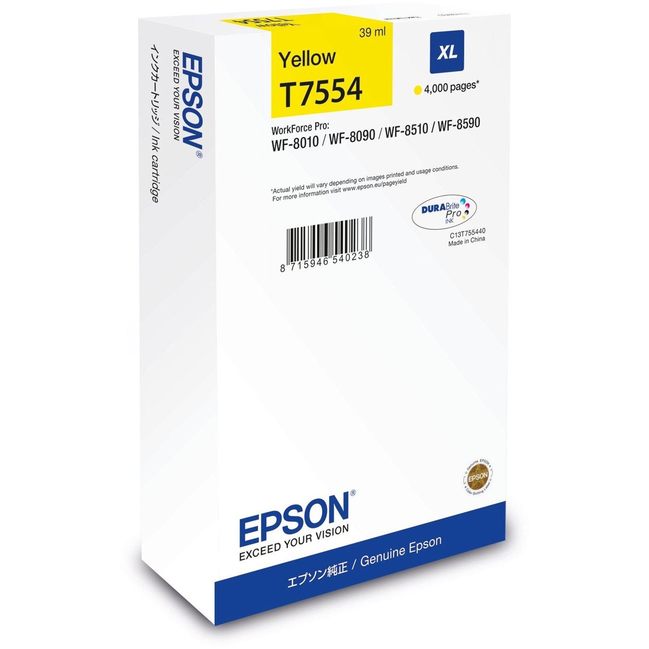 EPSON T7554XL gelb Druckerpatrone
