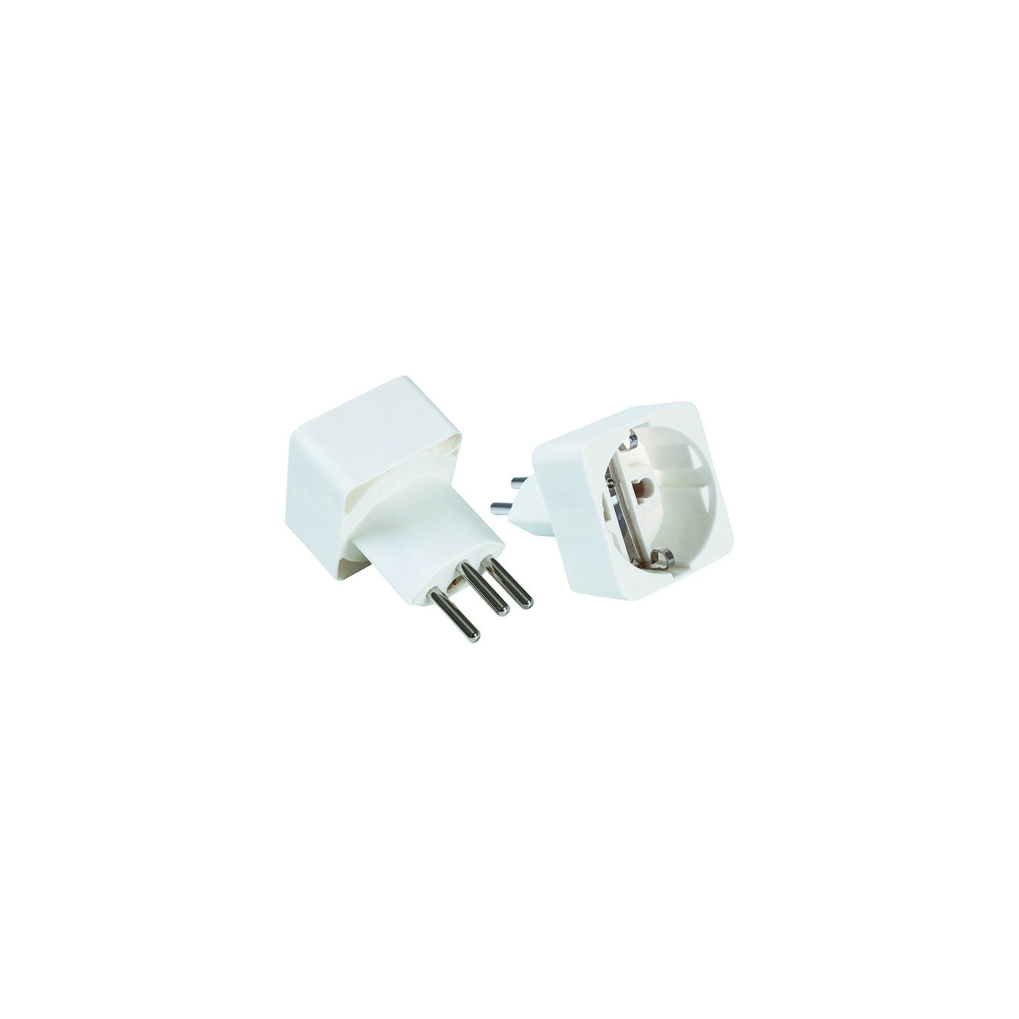 Bachmann Reisestecker CH-D 921.011 weiß)