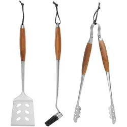 Mustang, Grillbesteck, Grillset Holzkiste 3-tlg