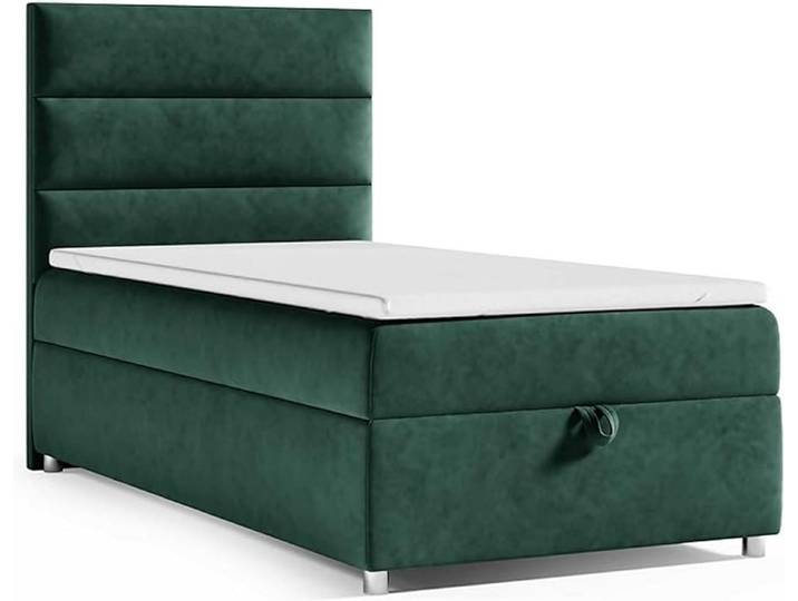 Best for Home Boxspringbett Einzelbett Trinity K-4 Single mit Bettkasten, Komfort Topper H3 (70x200 80x200 90x200 100x200 cm), inkl. Lieferung bis in die Wohnung, TOP Preis-Leistungs-Verhältnis