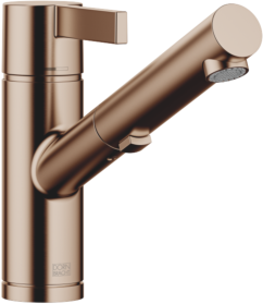 Dornbracht Eno Pull-out Küchenarmatur 33871760-42 herausziehbar, mit Brausefunktion, Ausladung 206mm, Bronze gebürstet