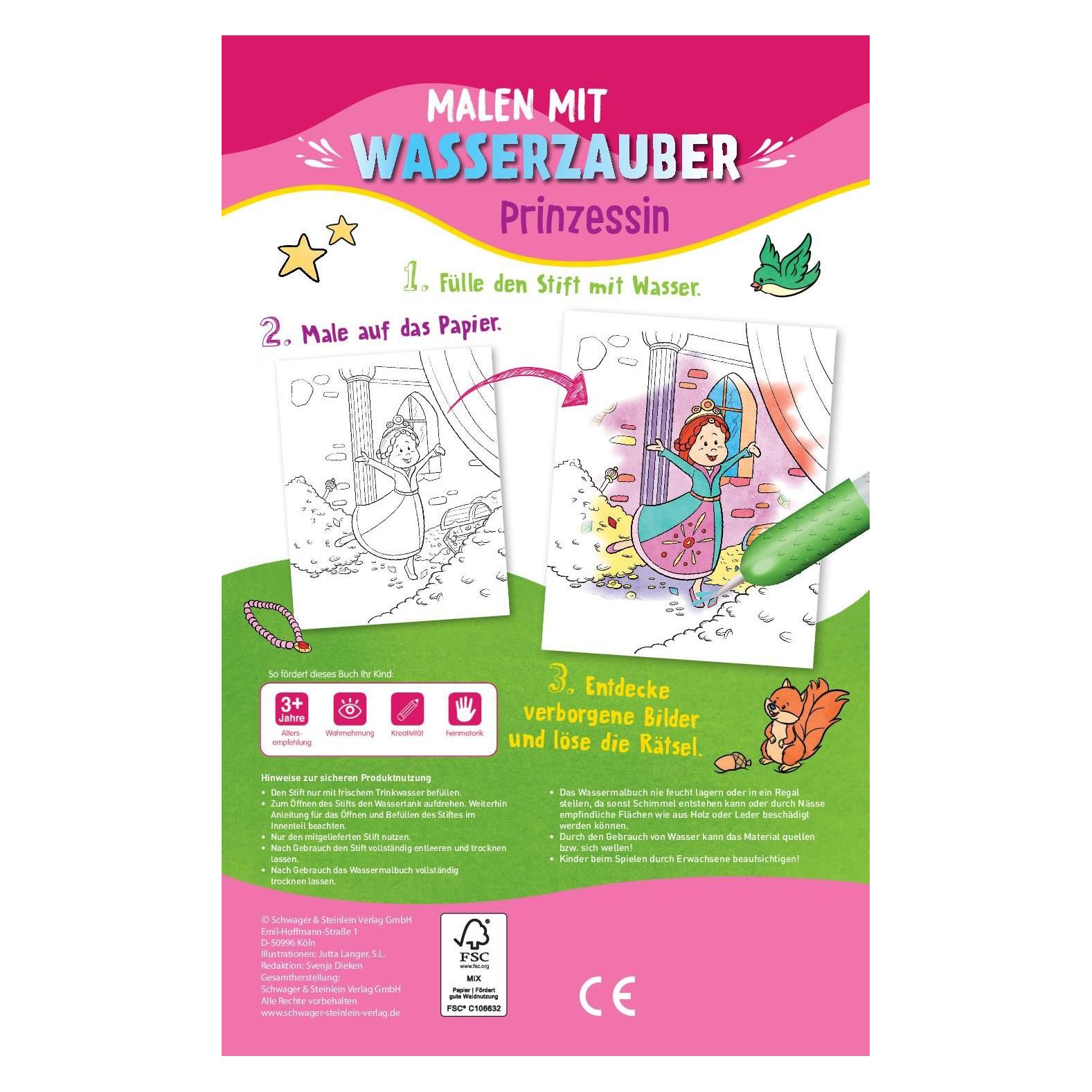Schwager & Steinlein Malen mit Wasserzauber Prinzessin (68973072)