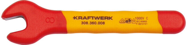 Kraftwerk Clé à molette 8 mm VDE (308.360.008)