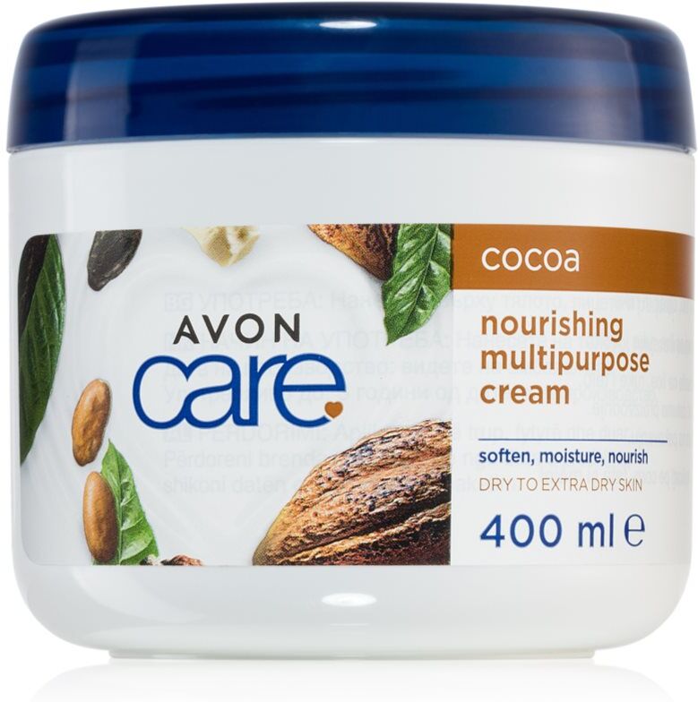 Avon Care Cocoa crème multi-usages visage, mains et corps 400 ml