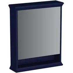 VitrA Valarte Neo LED-Spiegelschrank 63 cm Stahlblau 1 Tür Softclose links