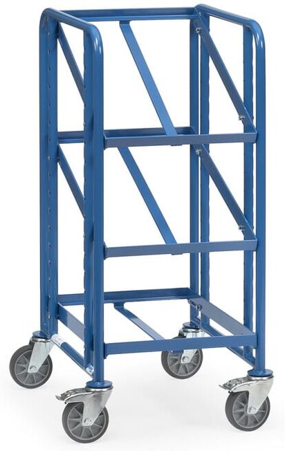 fetra Chariot pour bacs européens 2380 - force 250kg pneus TPE (2380)