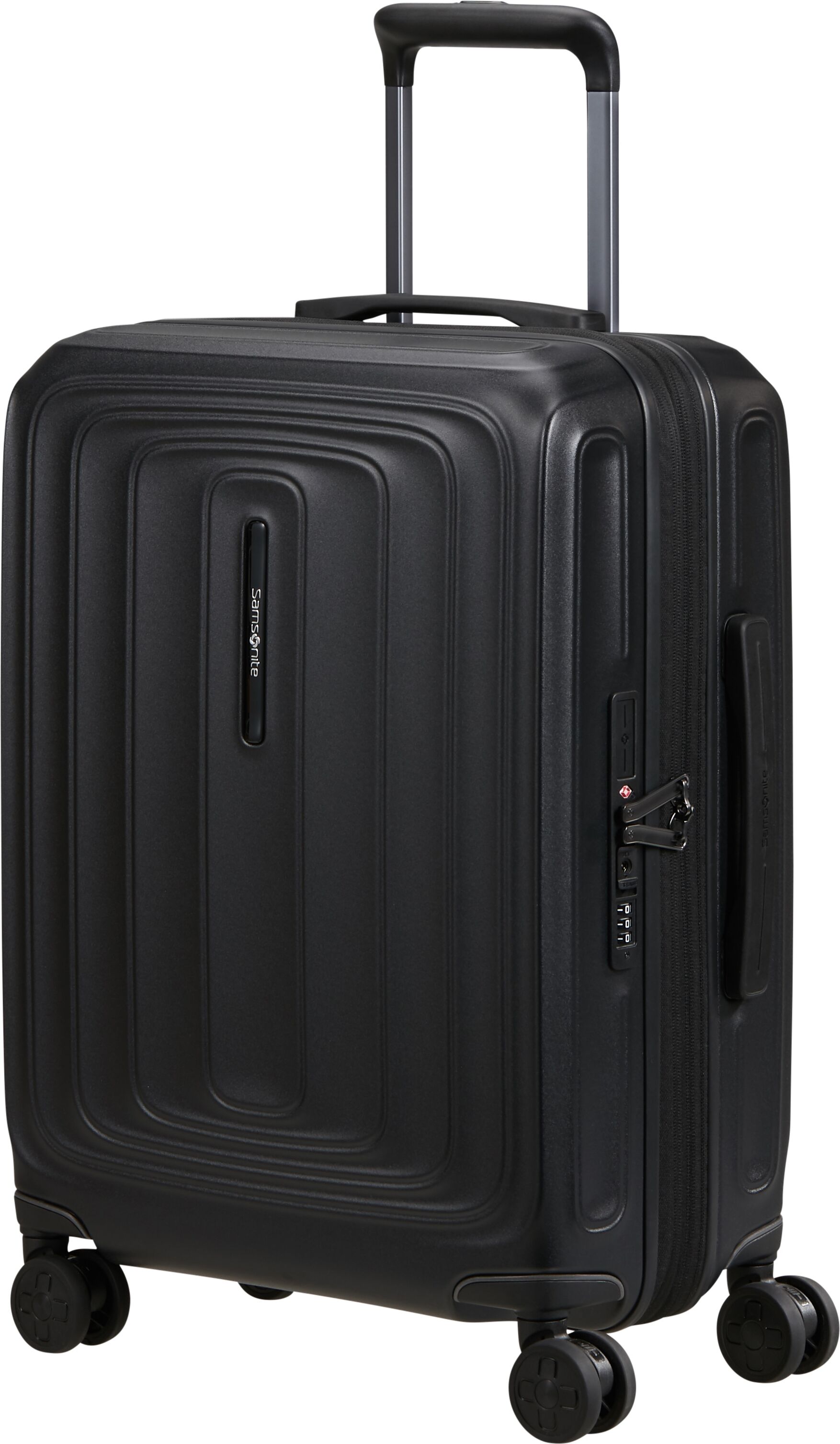 Samsonite "2WANDER" 40 l 4 Rollen aus robustem Polycarbonat, mit Adressetikett und Dehnfalte