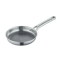 Berndes Bratpfanne  Tricion Resist ¦ silber ¦ Edelstahl,Aluminium ¦ Maße (cm): H: 4,5  Ø: 20.0